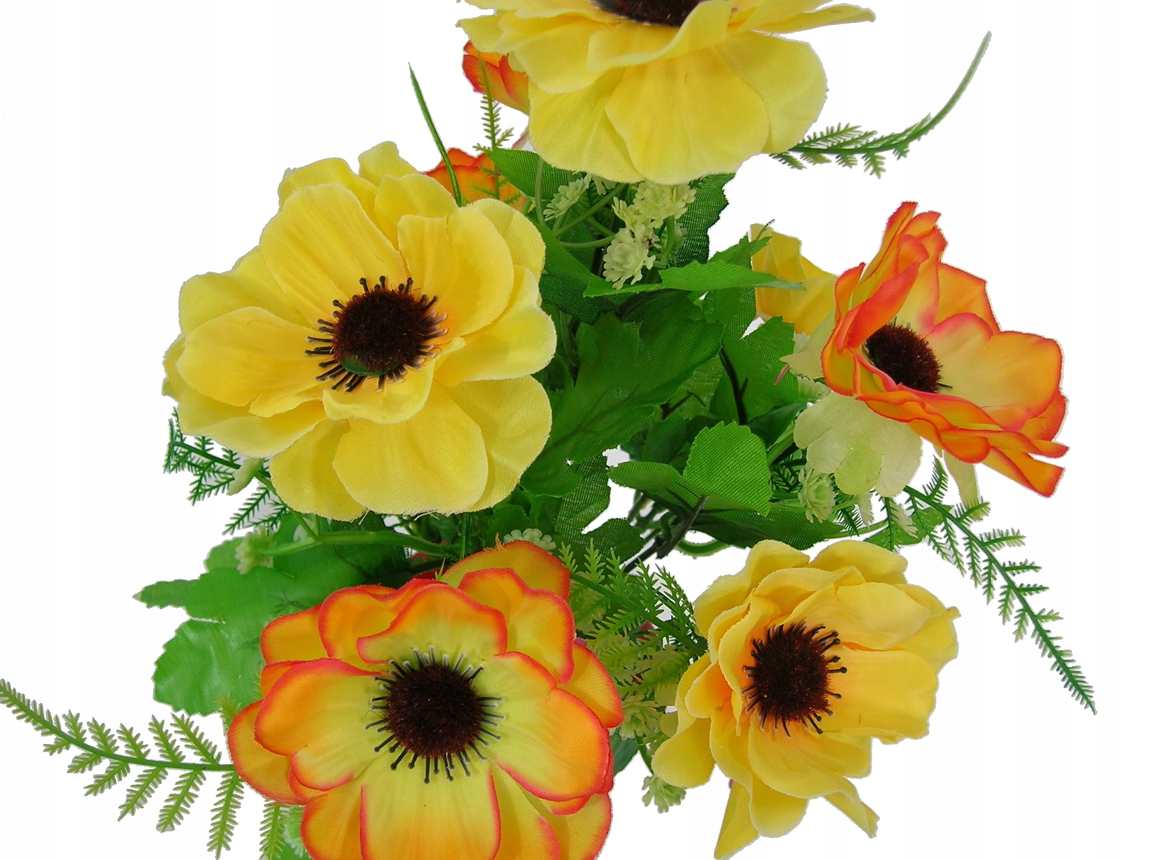 

Annpaso Sztuczny Zawilec Bukiet Anemone Wzór 6