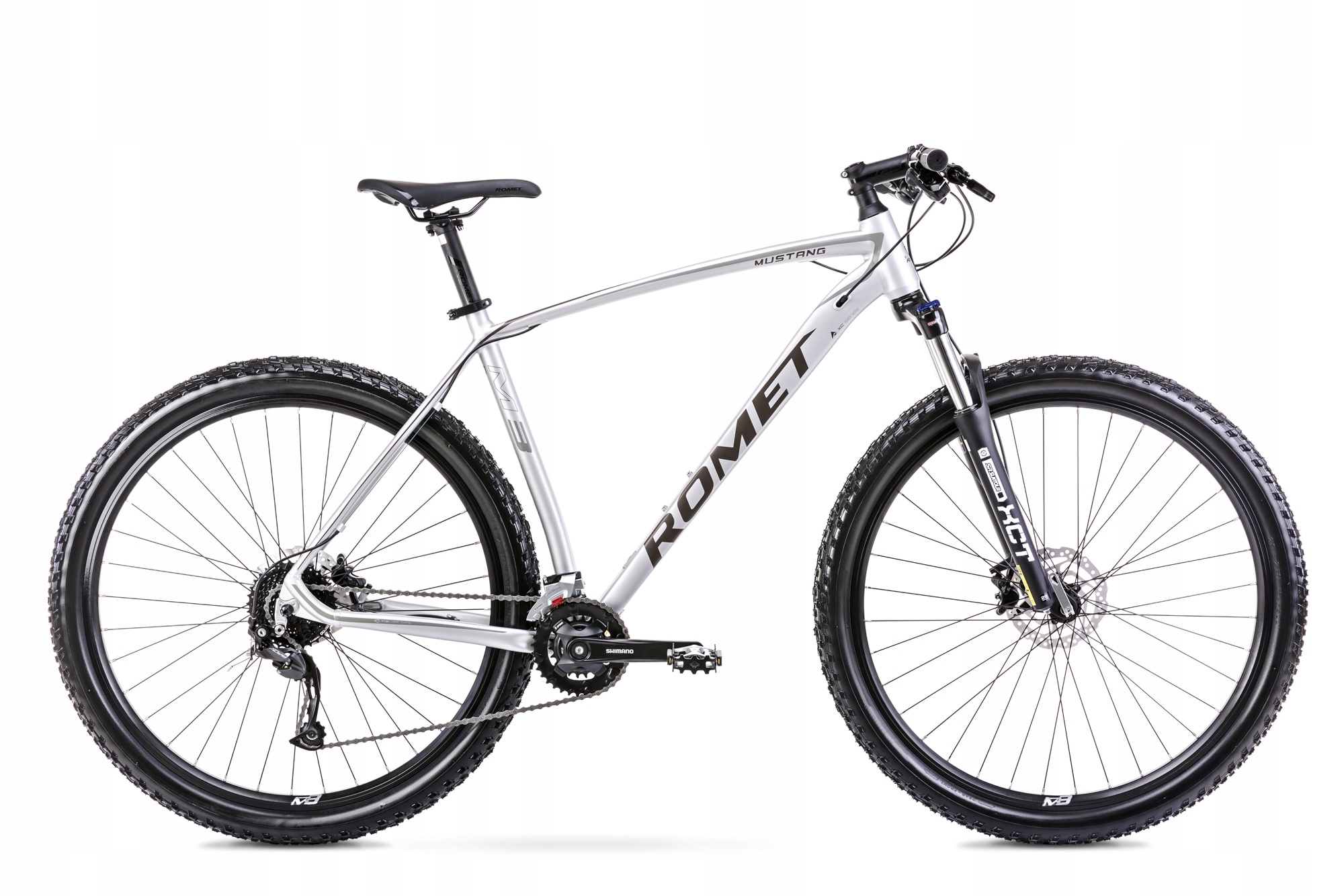 Rower górski Romet Mustang M3 29 XL(21") srebrno-szary