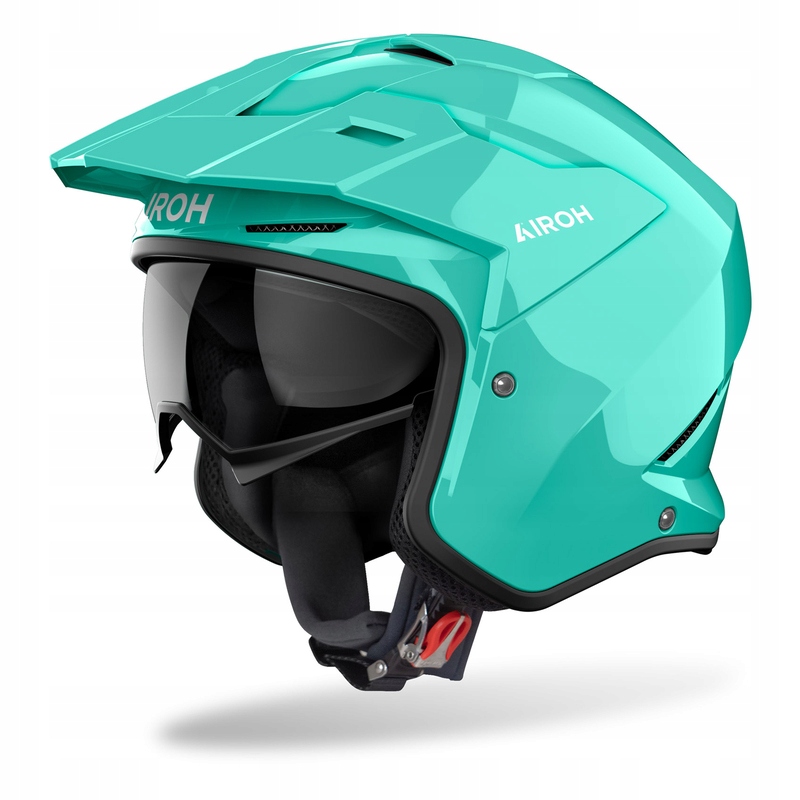Motocyklová Prilba Airoh Kombakt Color Aquamarine Gloss S