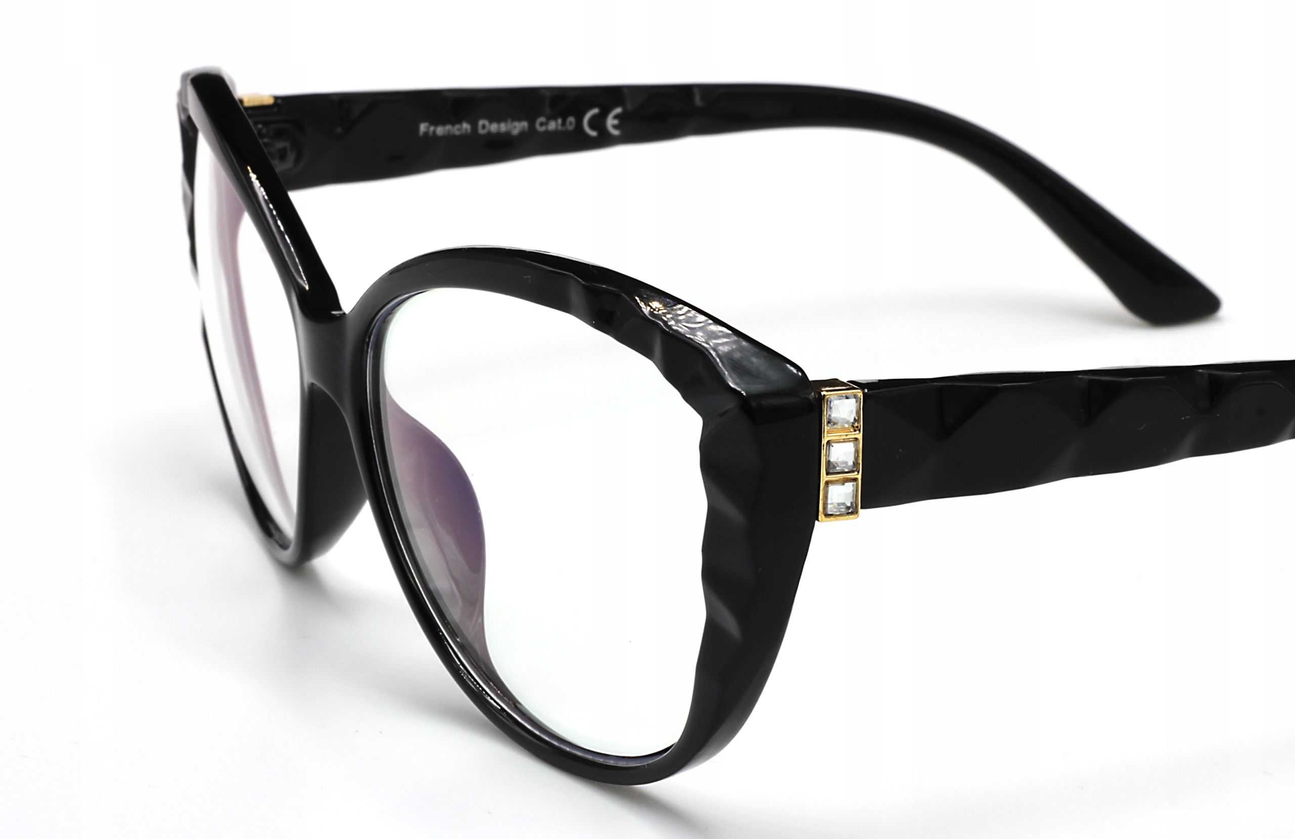 OKULARY ZERÓWKI DO KOMPUTERA BLUE LIGHT etui Wzór dominujący bez wzoru