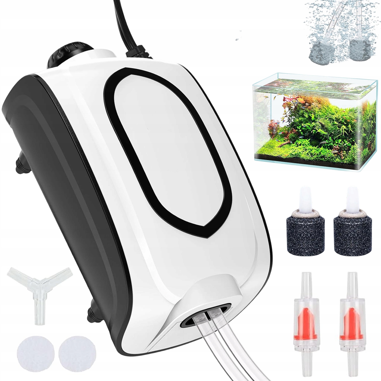 Provzdušňovač Do Akvária Kompletní Fishkeeper Sada Ultra Tichá Pumpa