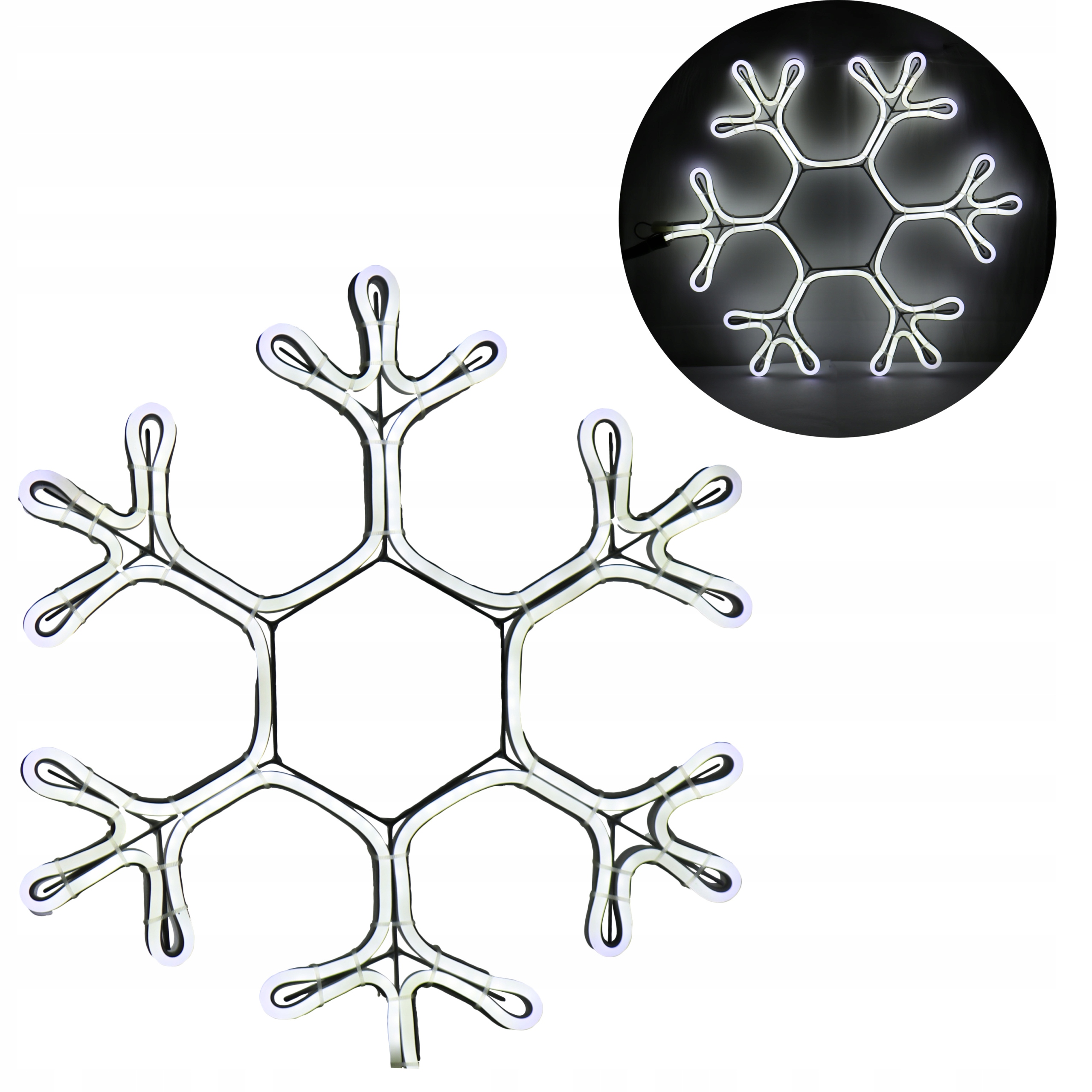Světelná Dekorace Sněhová Vločka Neon dekorace