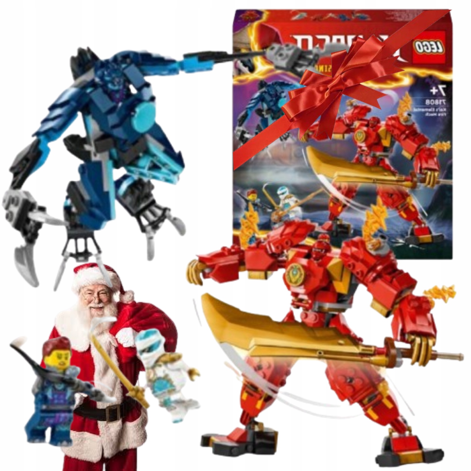 Lego Ninjago Mech 71808 Sada 2 Mechů Čtyři Figurky – Výška Pondělí ->