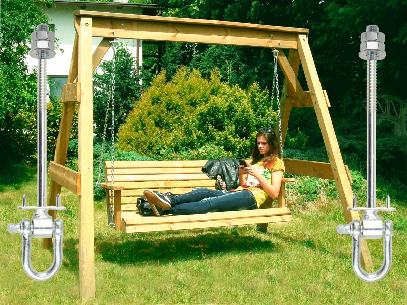 2X HAK HUŚTAWKOWY SZEKLA BOLCE MOCOWANIE M10 HAMAK Stan opakowania oryginalne