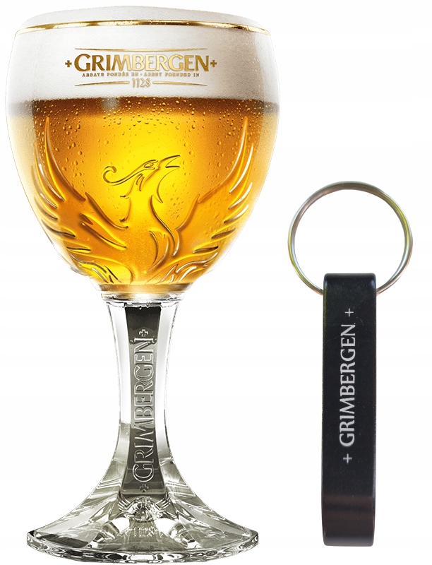 

Duży 0,5L Kielich Pokal Kufel Szkło Grimbergen