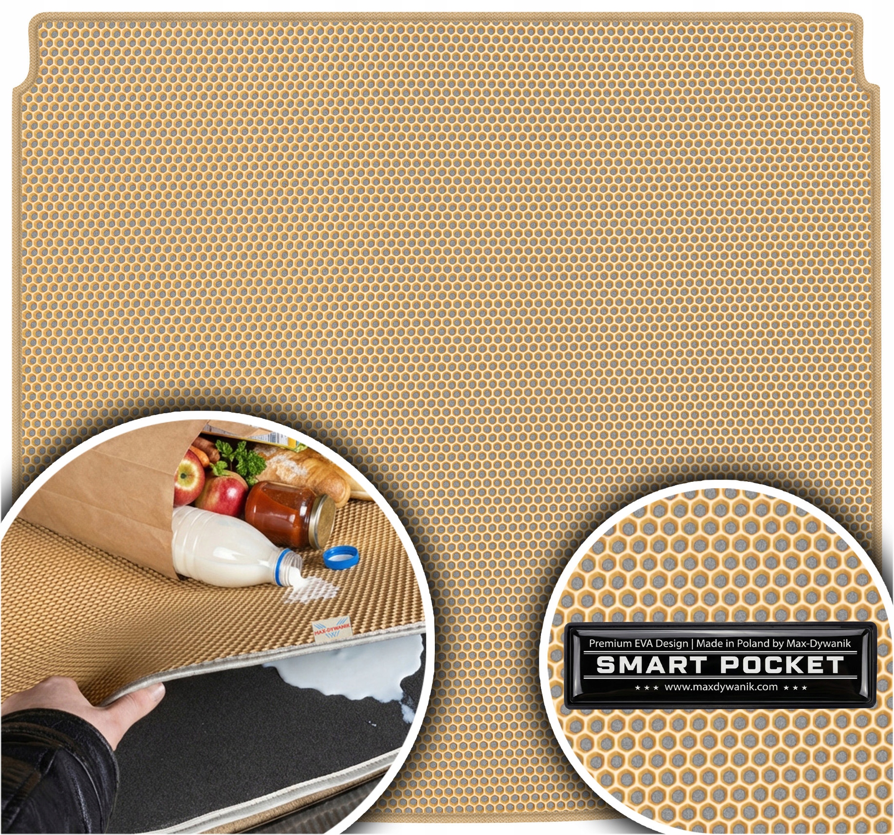 Škoda Enyaq Crossover 2021- Vložka do zavazadlového prostoru Eva Smart Pocket Béžová