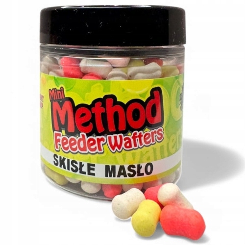 Waftersy przynęty kulki na karpia 6mm do method feeder kwas masłowy Bandit