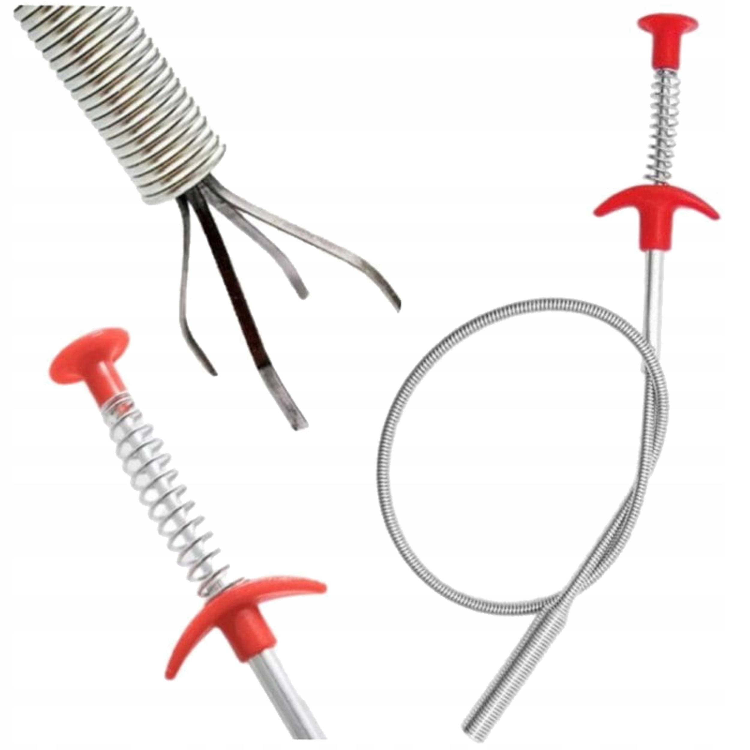 Chwytak Elastyczny Pazurkowy Łapka Długi 60CM Żmijka Spirala Sprężynowy