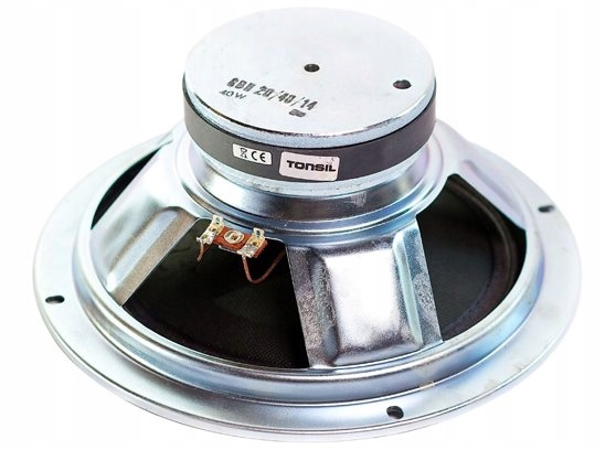 GŁOŚNIK NISKOTONOWY TONSIL GDN 20/40/14 8 Ohm 40W CZARNY | ORYGINALNY | Model GDN 20/40/14 8 Ohm