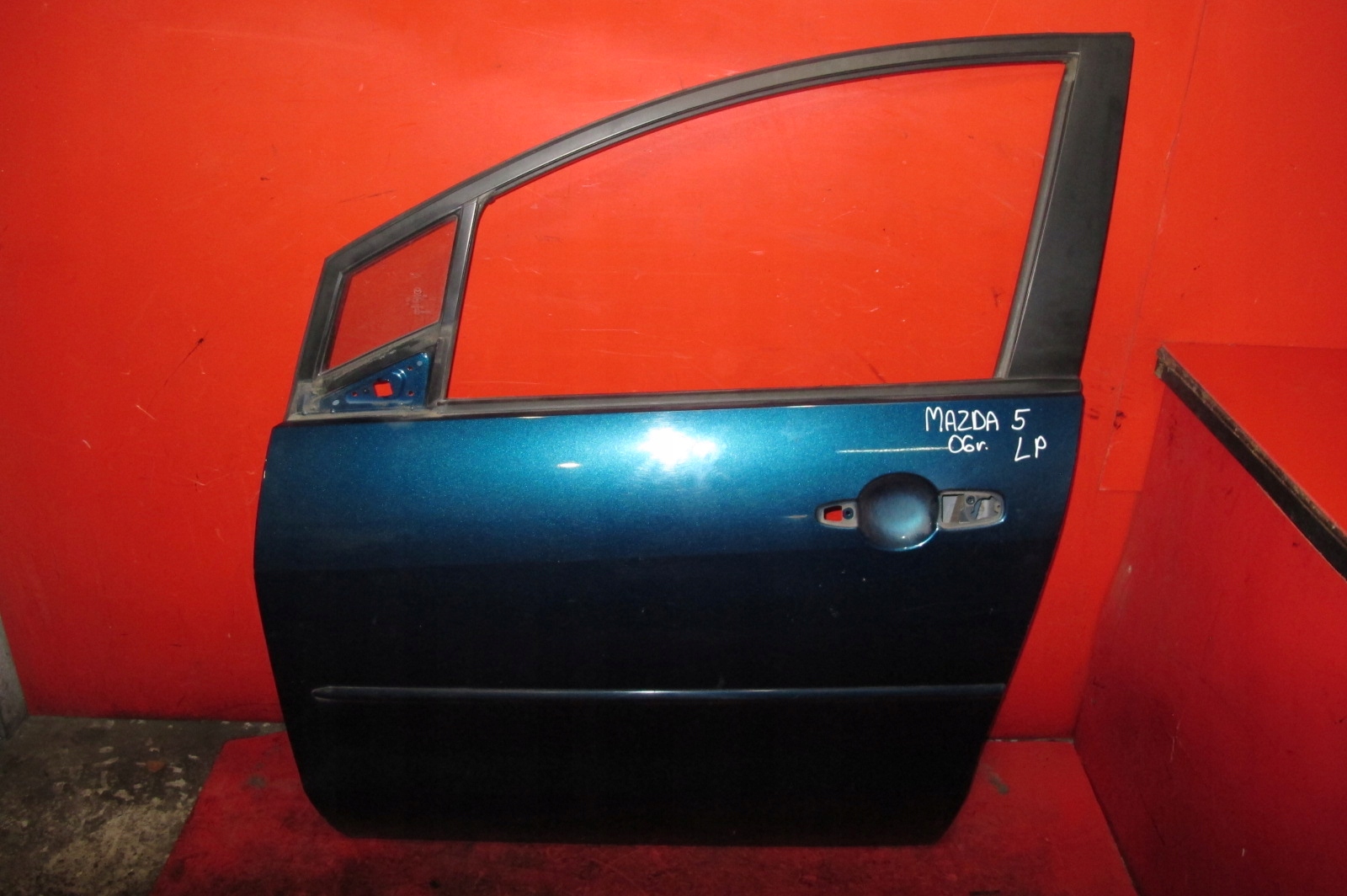 MAZDA 5 CR CR 05- door left front front blue 32C