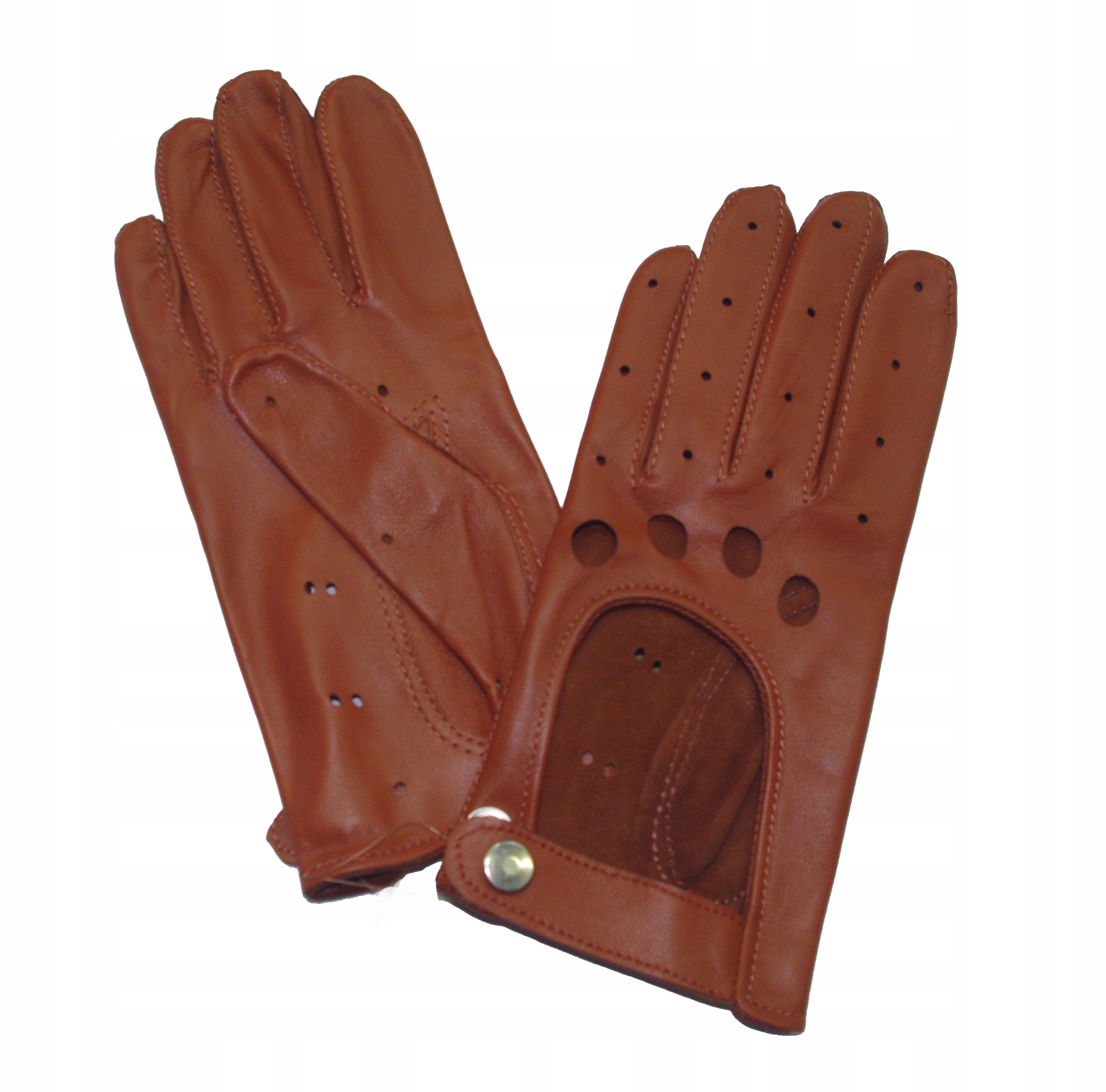 Dámské automobilové rukavice 7,5/20 Marko hnědé