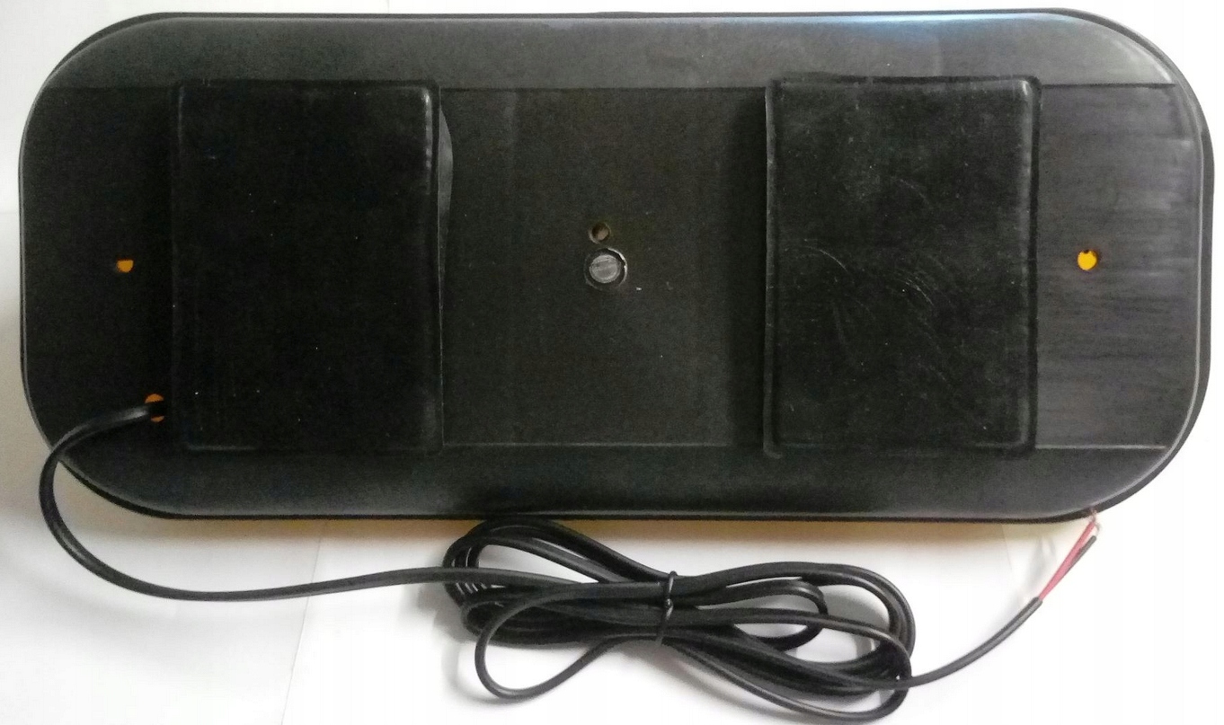 TAXI LED BIAŁA LAMPA KOGUT Z MAGNESEM, SZPAKÓWKA SYGNALIZATOR GAPA TAXI Źródło światła LED