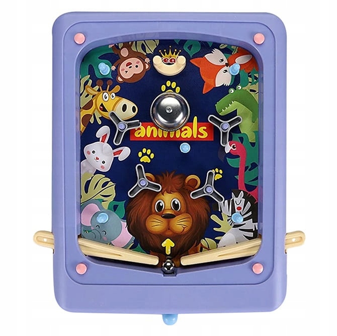 GRA ZRĘCZNOŚCIOWA Z KULKAMI KULKI PINBALL FLIPPER Wiek dziecka 3 lata +