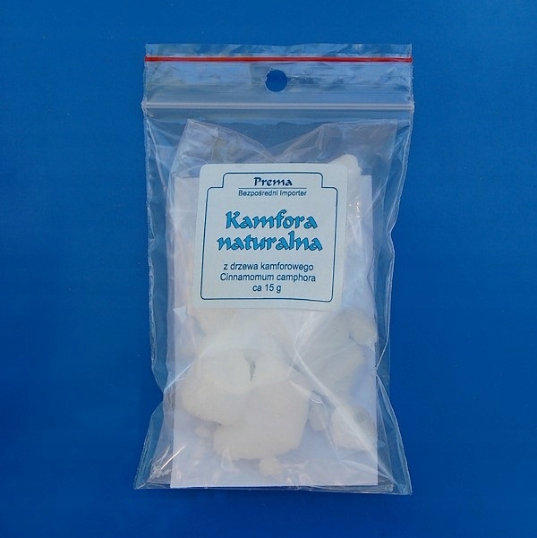 

Kamfora naturalna w folii 15g