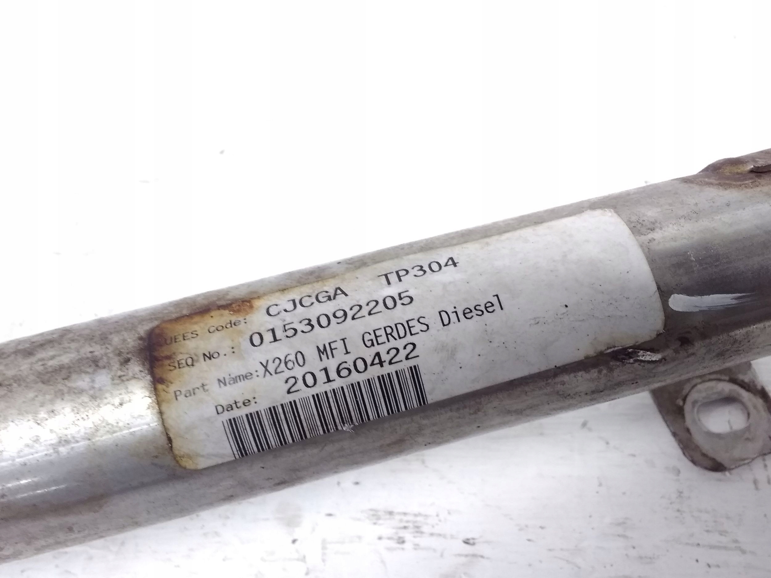 Jaguar XF X260 2016 Rura wlewu paliwa Typ silnika Diesel