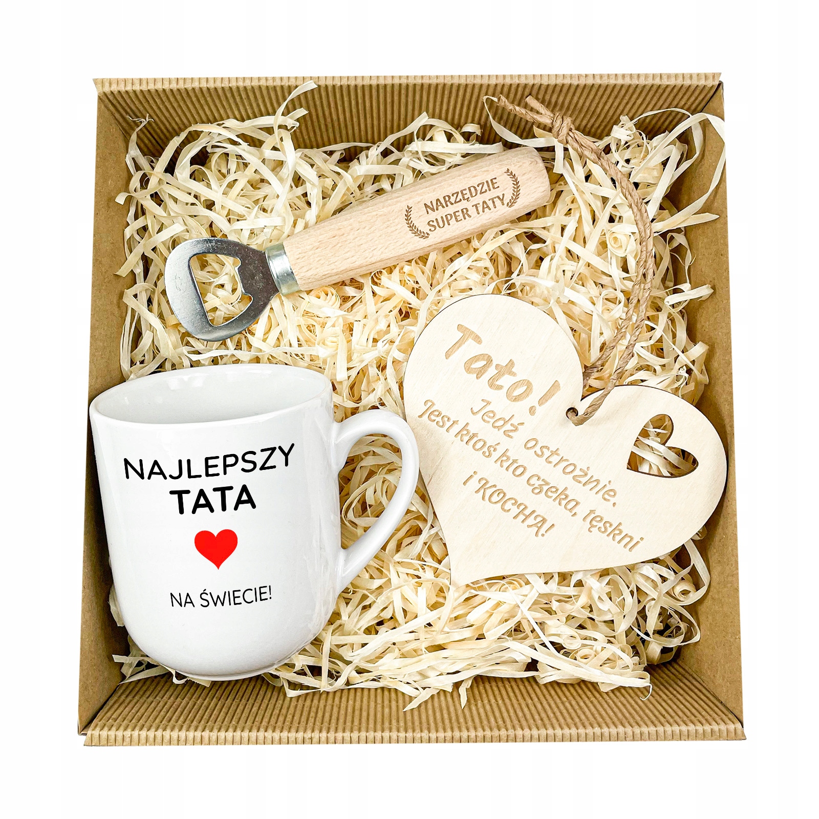 

Na Dzień Ojca Taty Kubek Zawieszka Grawer