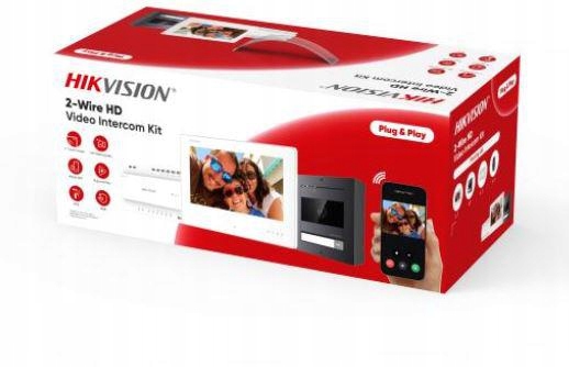 Videodomofonový set Hikvision DS-KIS704EY/Aluminum