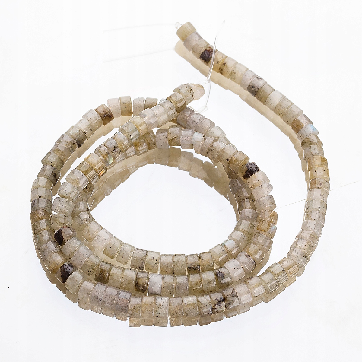 Přírodní Labradorit Heishi 4x2mm 142ks/37cm/nic