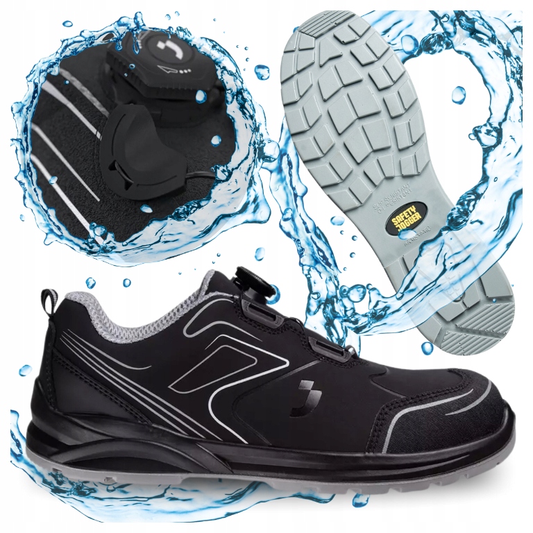 Półbuty Robocze Męskie S3 Esd Wodoodporne Podnosek Ochronne Bhp 39