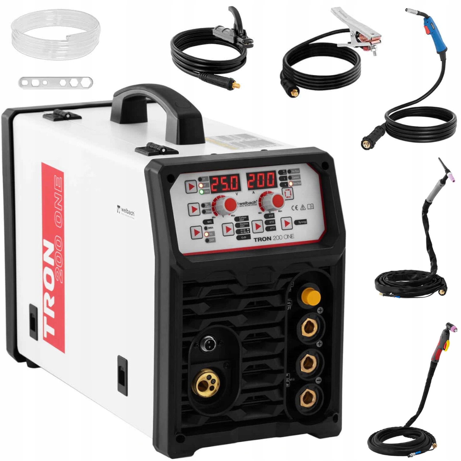 Mig/mag Tig Mma svařovací stroj a plazmová řezačka Tron 200 One 200A 50A 230V