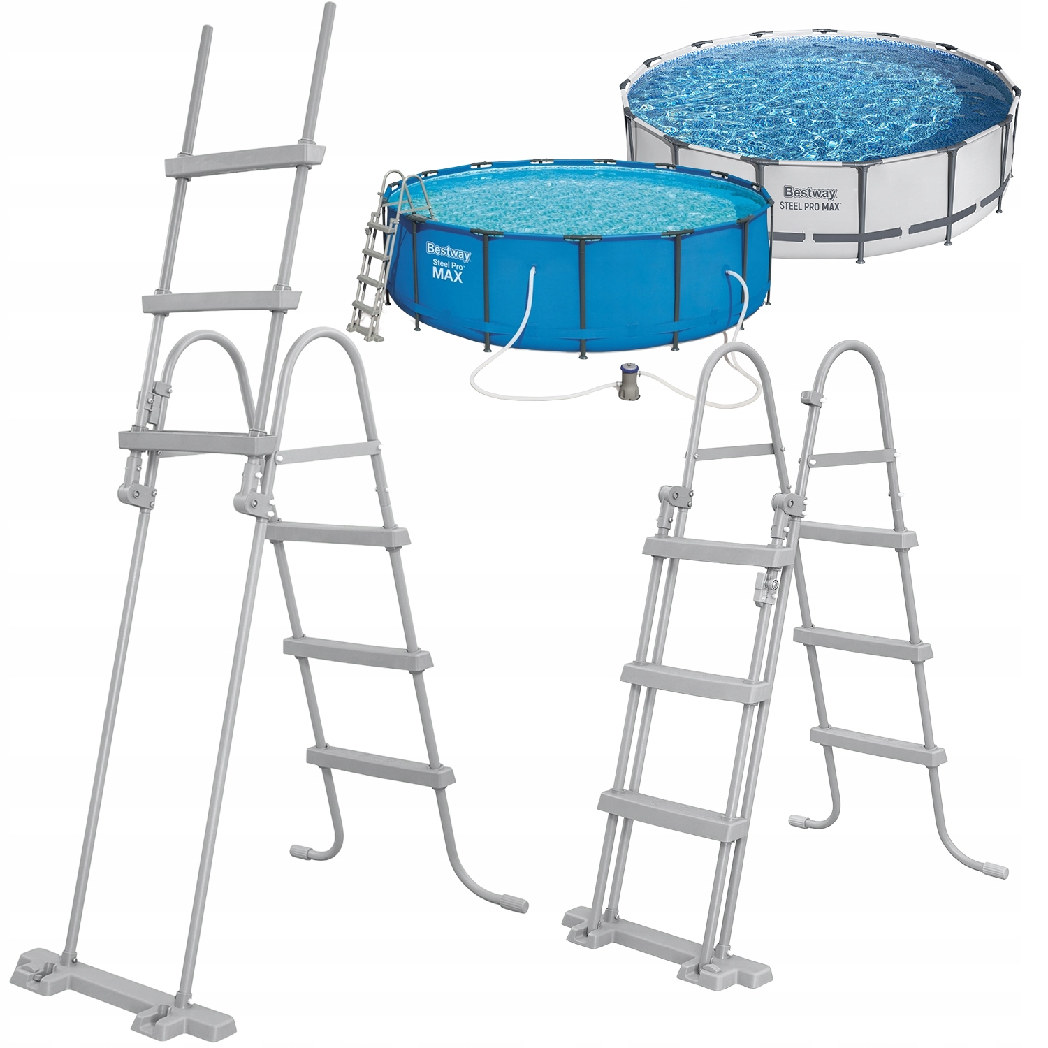 Bezpečný Bazénový Žebřík Vhodný Do Bazénu Bestway 56488