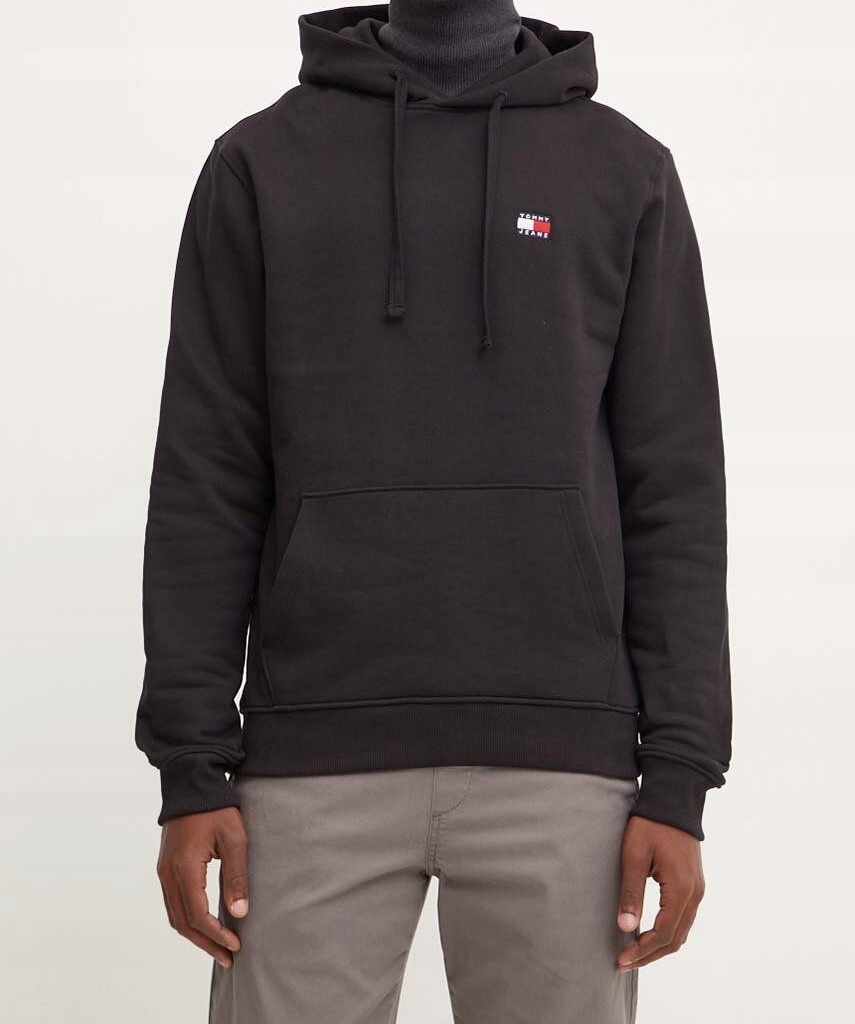 Tommy Jeans bavlněná mikina černá DM0DM17988 XL