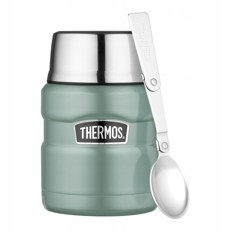 Thermos Termonádoba na oběd s termoskou a lžící 470 ml zelená