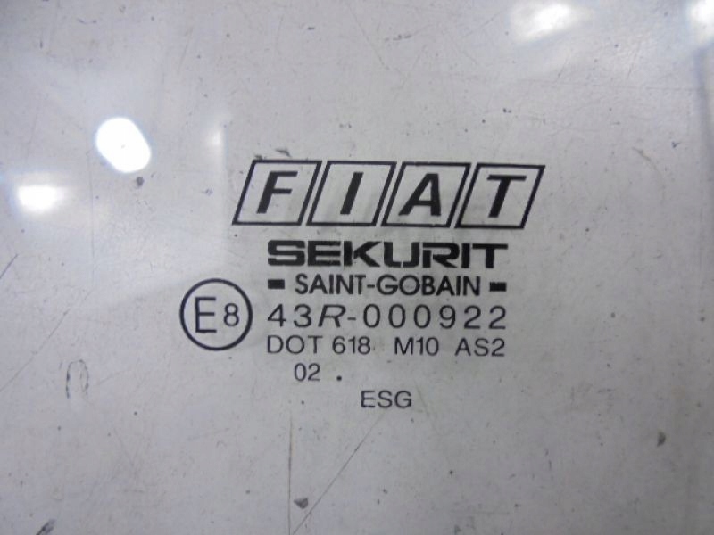FIAT SEICENTO 02R SZYBA BOCZNA TYŁ PRAWA Typ samochodu Samochody osobowe