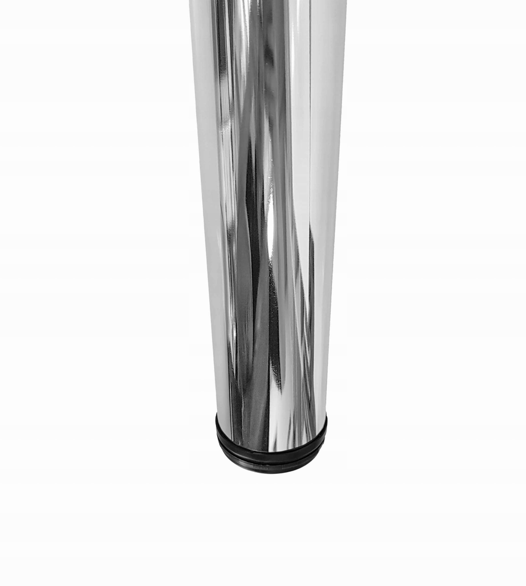 NOGI DO STOŁU BIURKA REGULACJA CHROM 710 MM 4 SZT Materiał dominujący aluminium