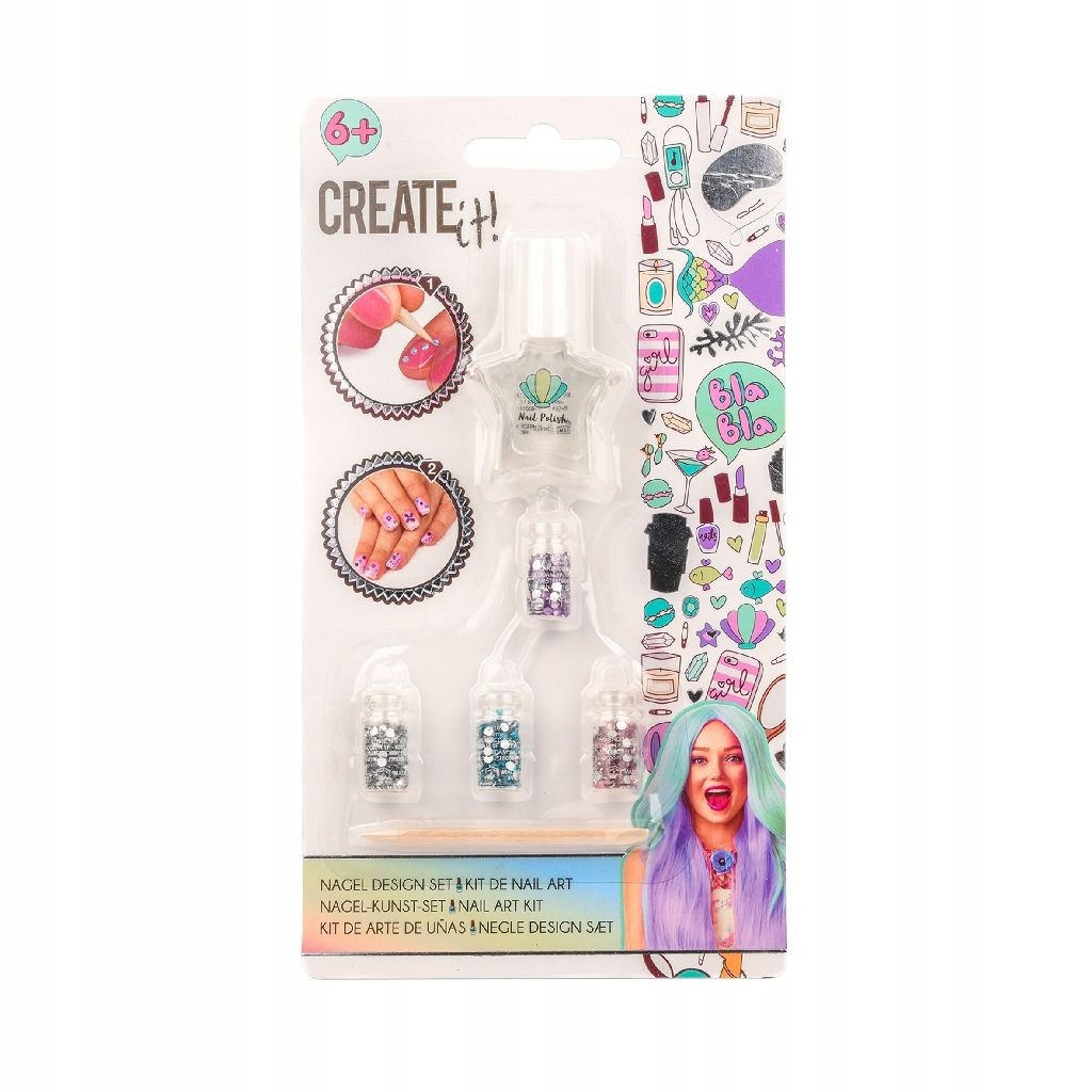 

Create It Zestaw Zdobienie Paznokci Lakier 84103