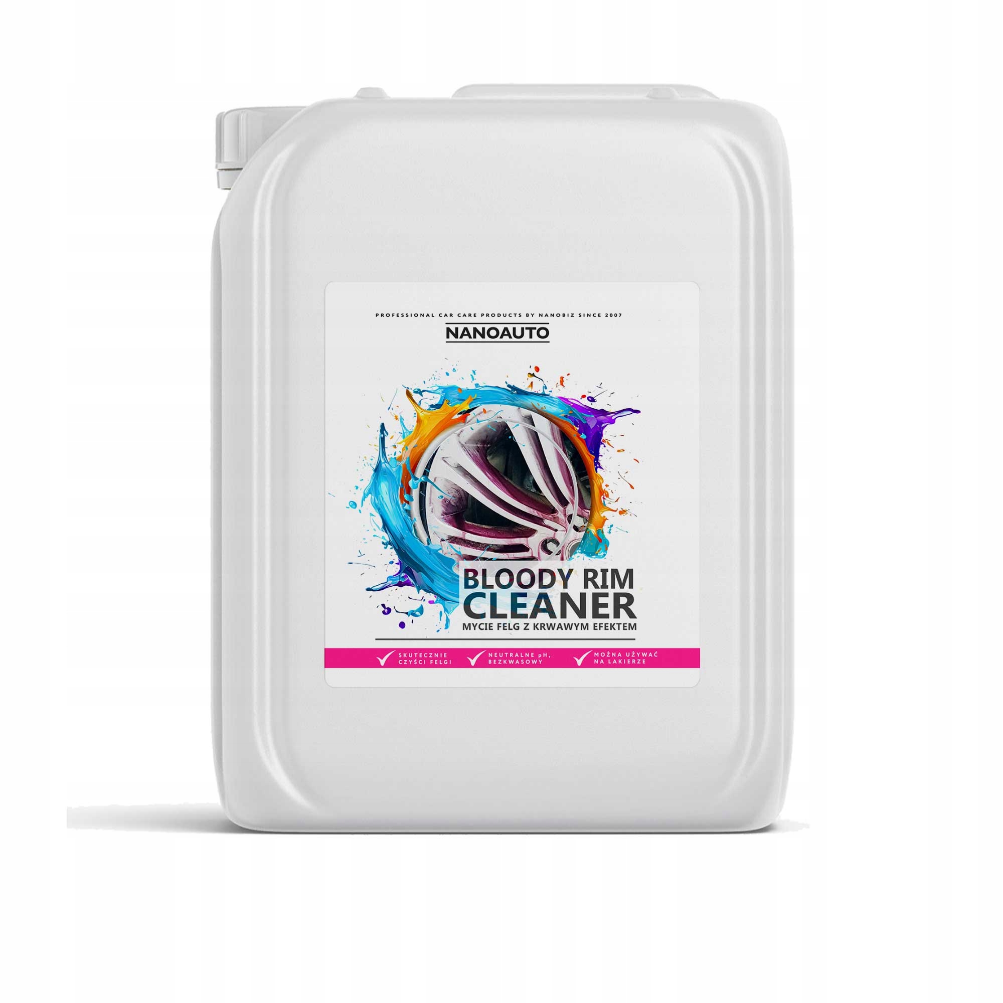 Nanoauto Bloody Rim Cleaner "krvavý disk" tekutý prostriedok na čistenie diskov 10 litrov