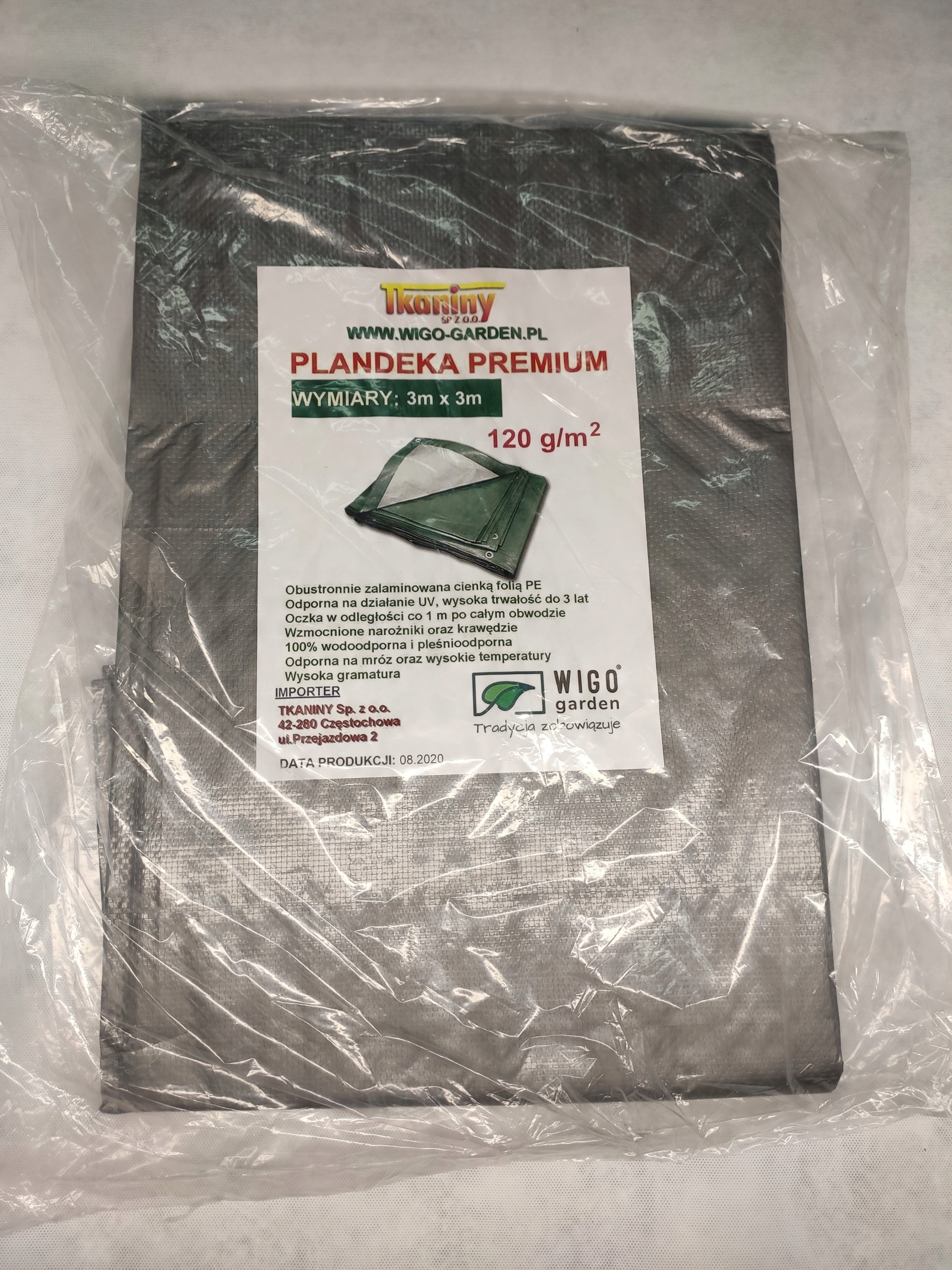 

Plandeka Pe 120g/m2 Profi 3x3