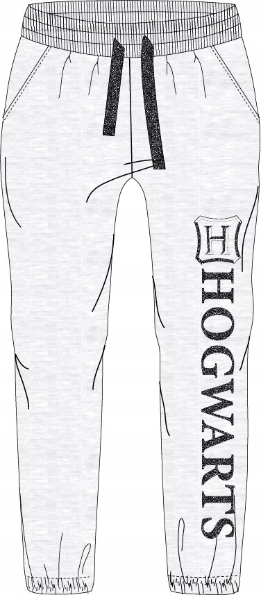

Spodnie Dresowe Dziewczęce Harry Potter 164 Szare
