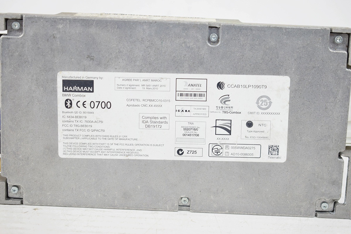 amplifier HARMAN BECKER BMW 9238245