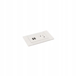 Zásuvka Multilink 2P+Z/USB Bílá Legrand 654770