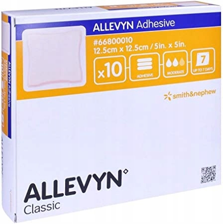 Smith Nephew Allevyn Adhesive Opatrunek Piankowy 12,5 X 12,5 CM