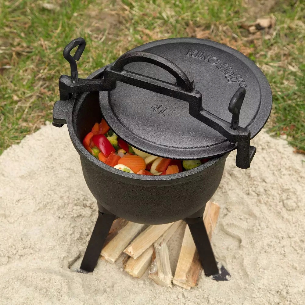 Kociolek zeliwny na ognisko 7l kociolek do gotowania na ognisku mysliwski EAN (GTIN) 5908298004777