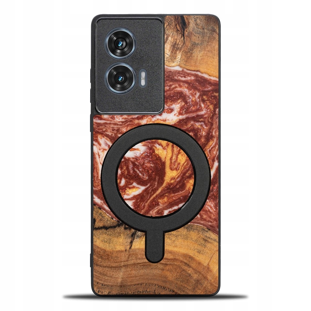 Pouzdro Bewood Unikátní pro Motorola Edge 50 Fusion Planety Mars s MagSafe