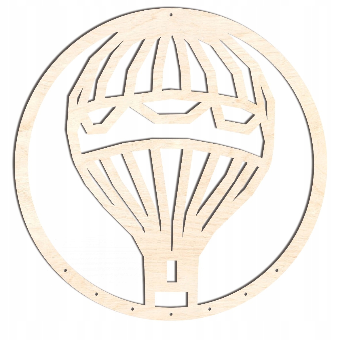 drewniana makrama 38cm balon GE204
