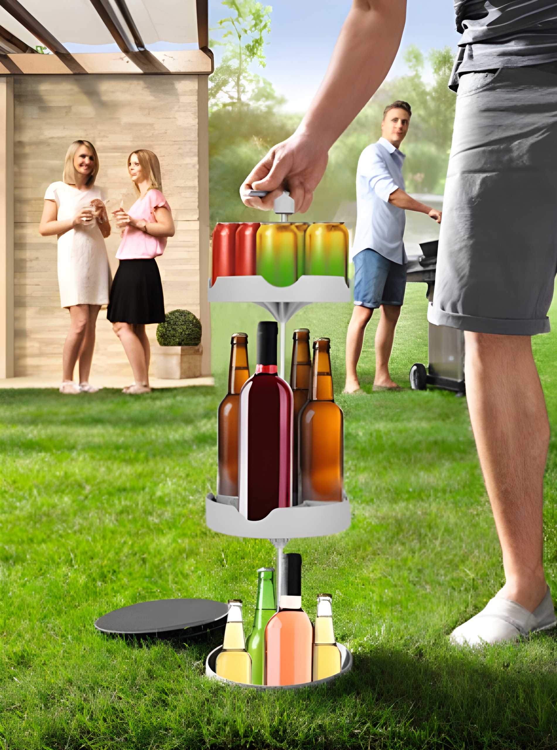 LODÓWKA PODZIEMNA SCHOWEK NA NAPOJE PIWO COOLER BAREK OGRODOWY 15 BUTELEK EAN (GTIN) 4052926061074