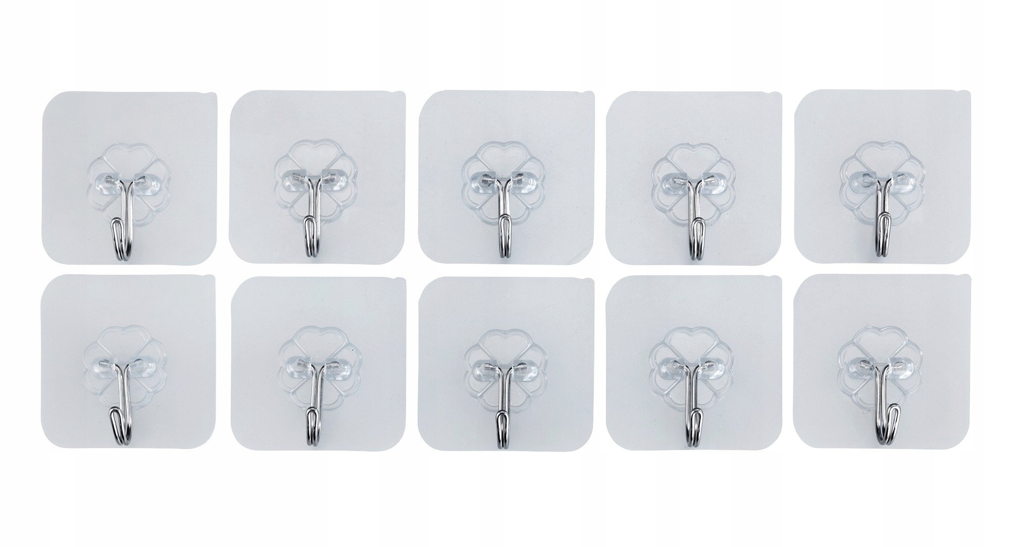 

Wieszaki Samoprzylepne Wielofunkcyjne Trwałe x10