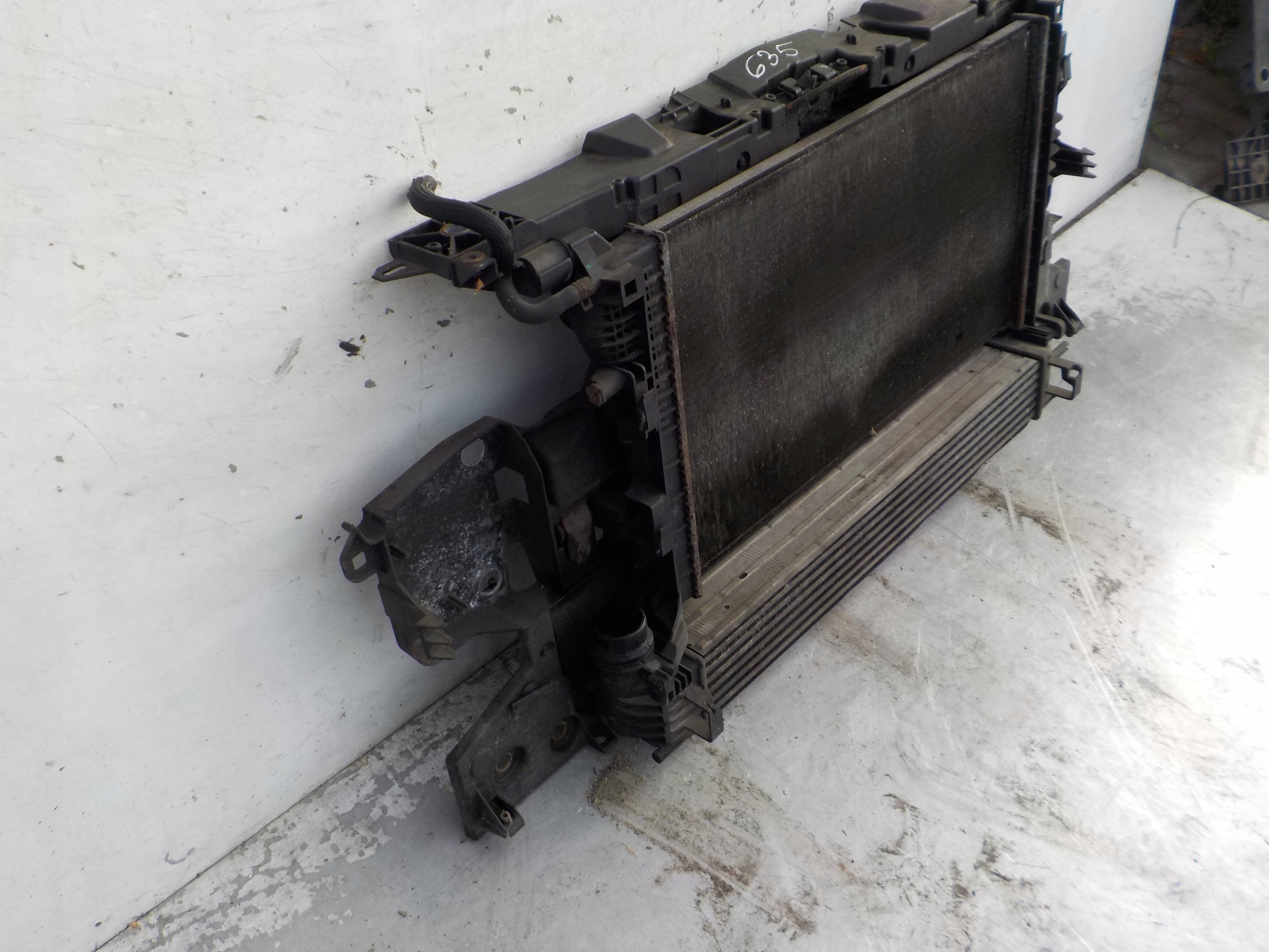 635 RENAULT MEGANE III support panel for radiators