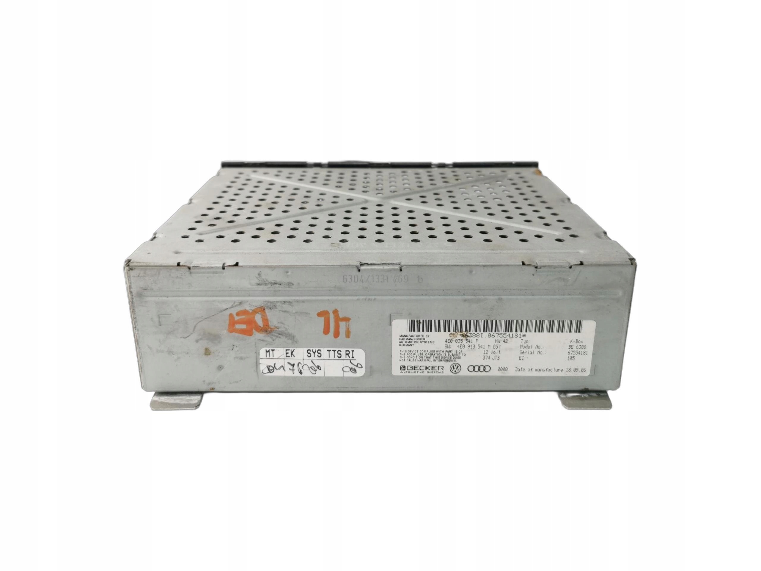 module control unit TUNER RADIA AUDI Q7 4L 4E0035541P