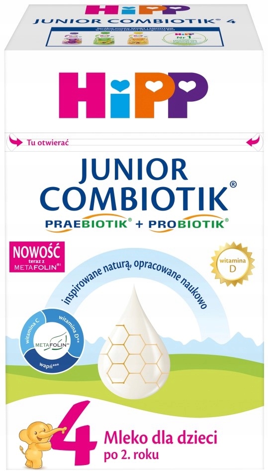 HiPP Combiotik 4 Junior Mleko modyfikowane 550 g