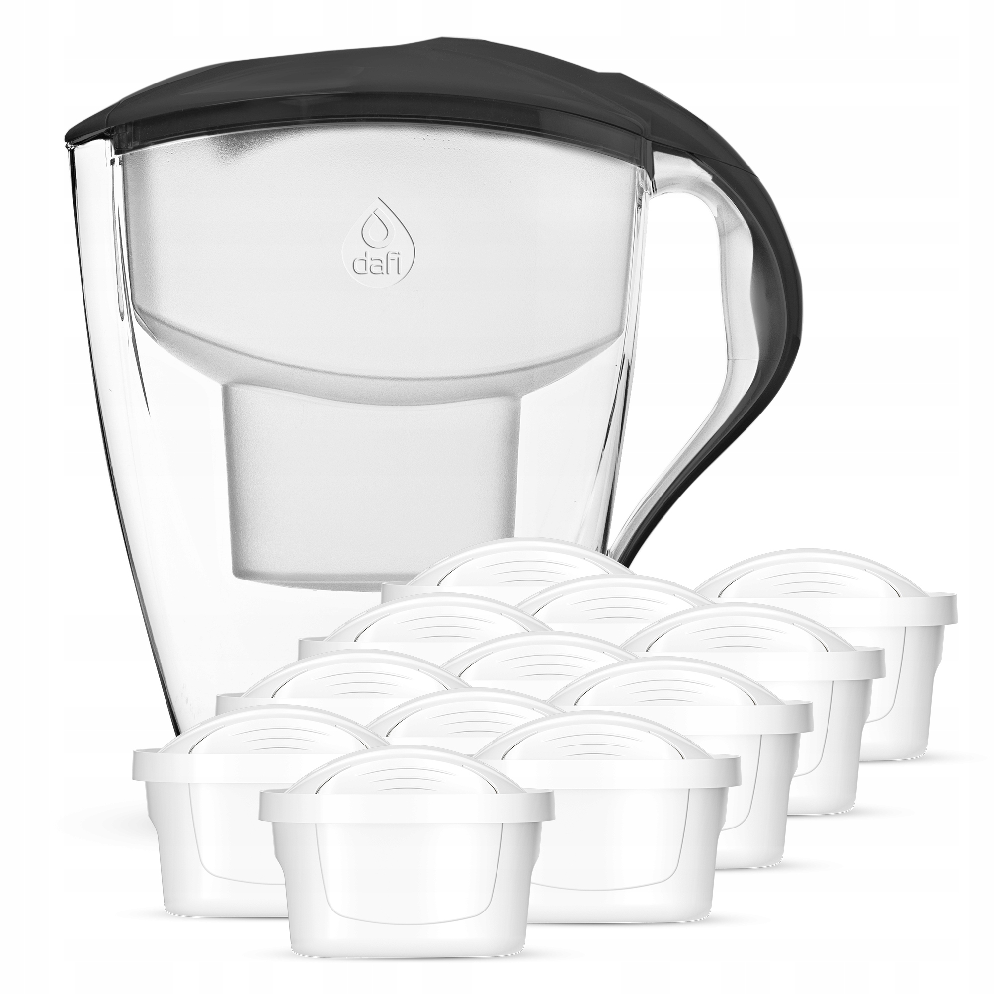 Džbán Dafi Astra grafitový 3l 12 náplní Unimax