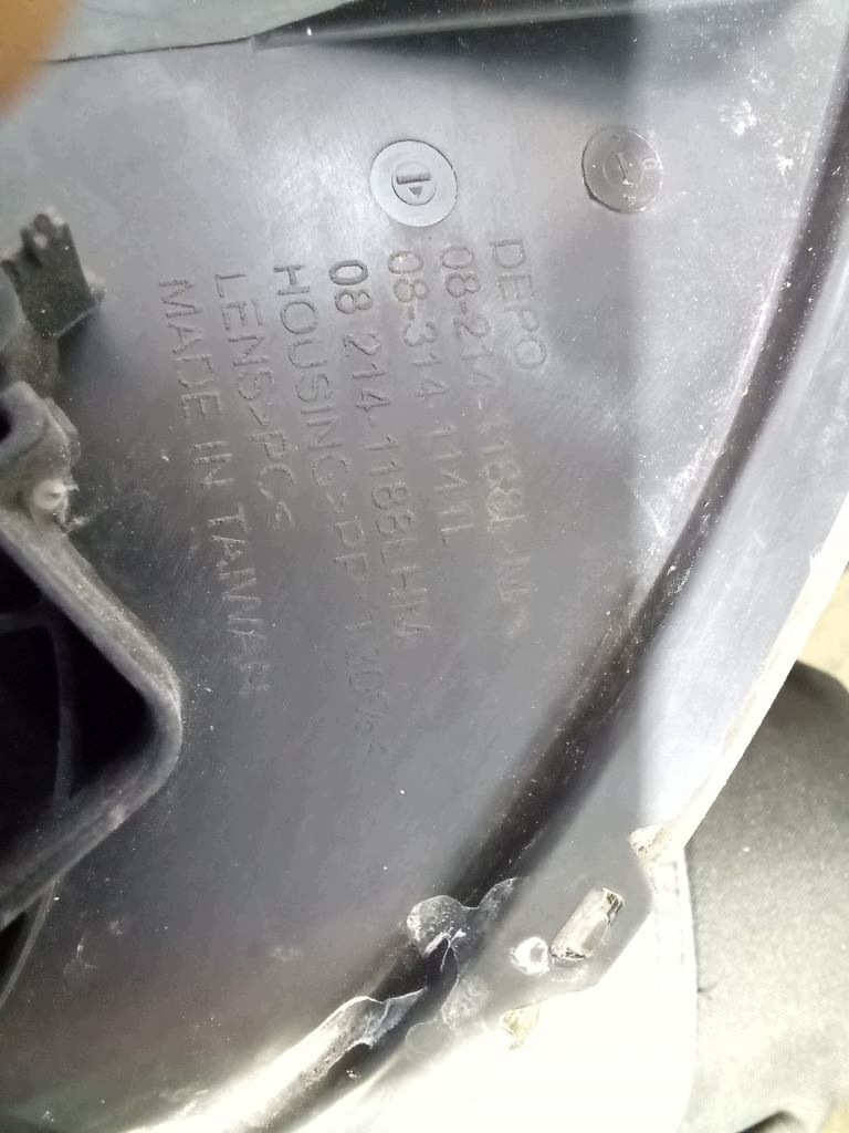 Mitsubishi Outlander II 2 light left front front DEPO