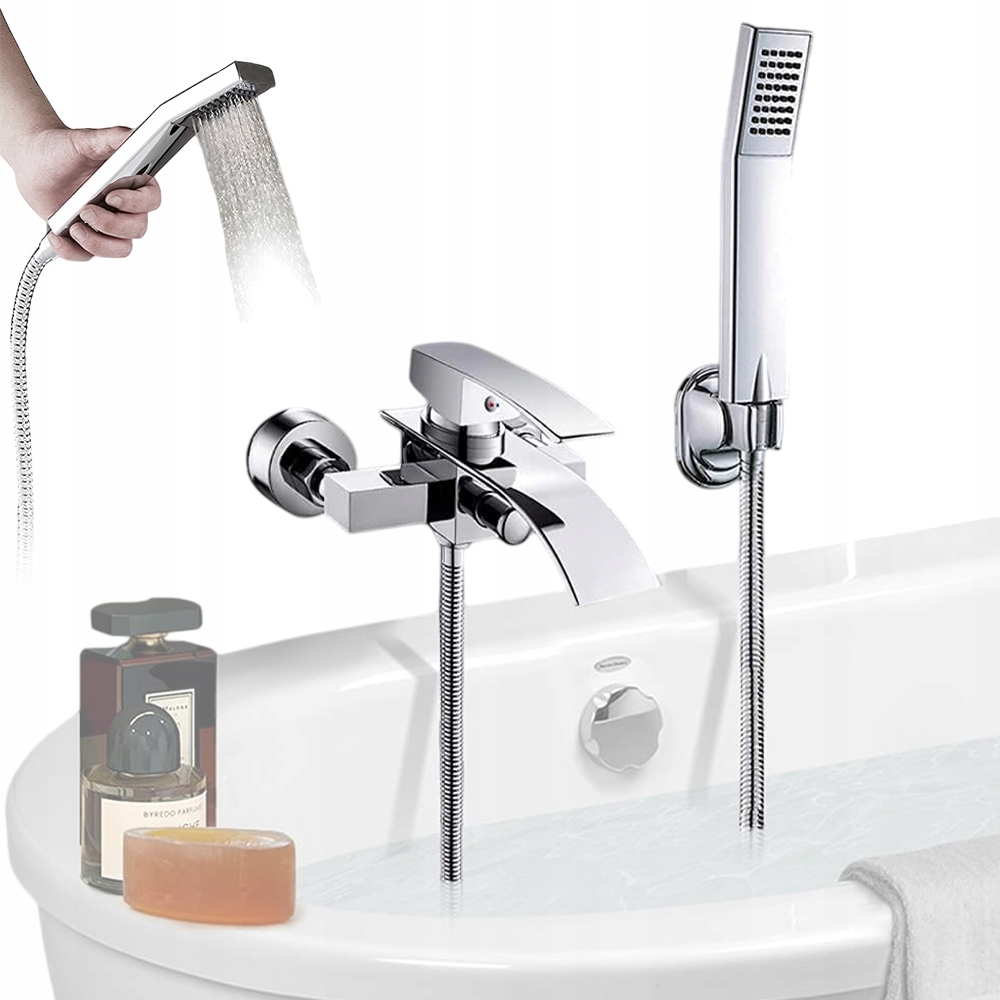 Nástěnná Sprchová Vanová Baterie Baterie S Teplou A Studenou Vodou, Konektor 1/2".