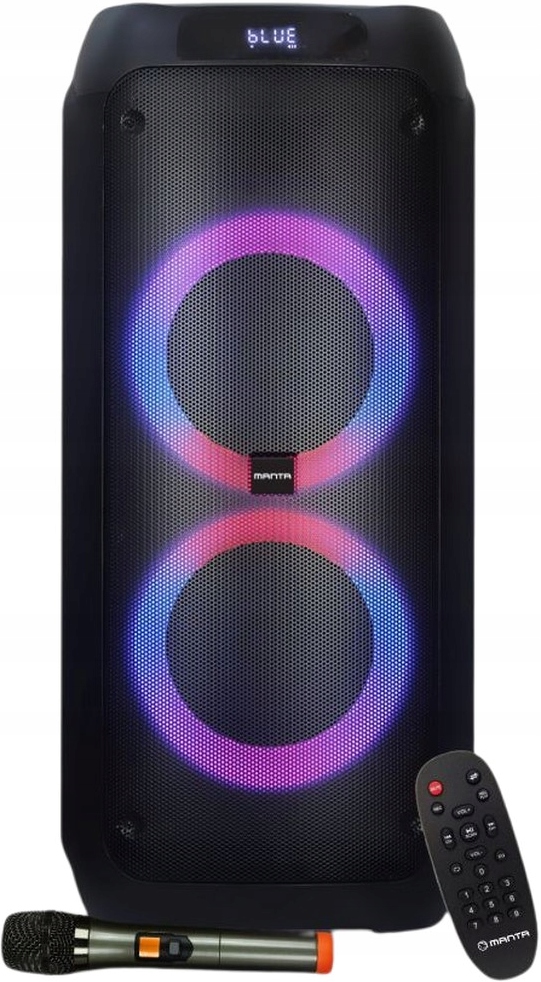 Reproduktor Manta Attis SPK0802B120 120W Bluetooth Karaoke