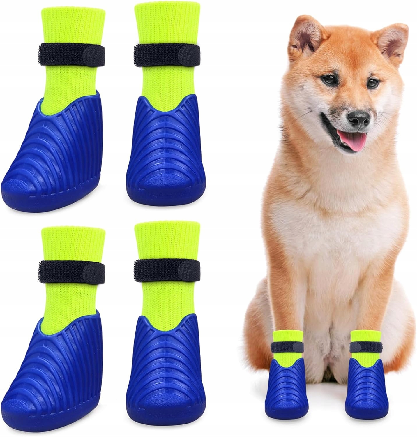 Levně Duvo+ Boty pro psy S 2ks černé