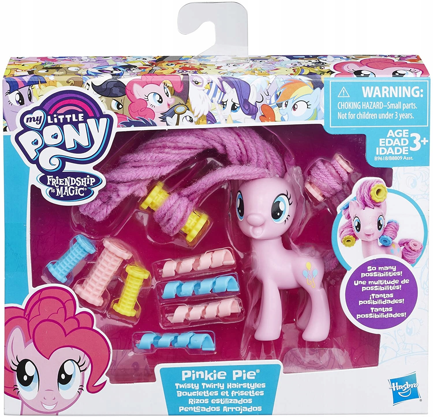 My Little Pony Stylowa Grzywka Pinkie Pie B9618 EAN (GTIN) 5010993325672